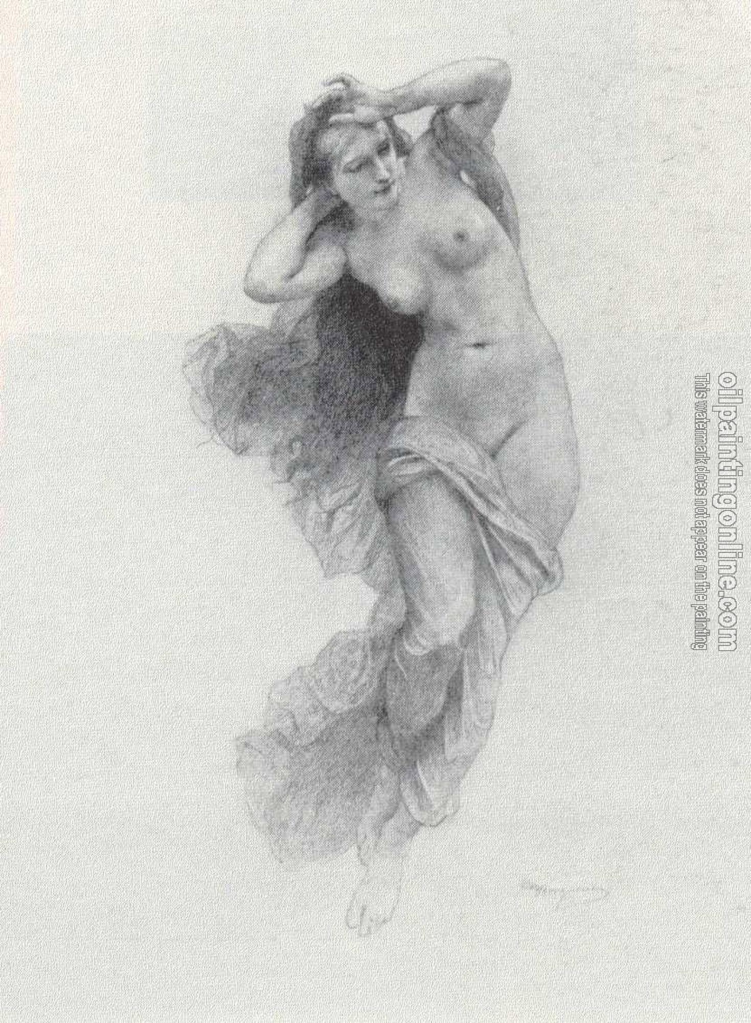 Bouguereau, William-Adolphe - Sketch for Night